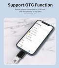 Iphone Otg Adapter Camera Card Reader Lightning To Usb Flash Drive