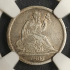 1837 Ngc Vf-30 Liberty Seated Half Dime