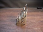 Antique William Meyers   Sterling Miniature Dollhouse 6 Piece Tray Lot