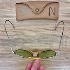Vintage Pre Ray-ban Usa Aviator Wwii Bausch   Lomb Army Navy An6531 Sunglasses