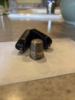 Vintage Mkd Salem Witch Sterling Silver Thimble With Case