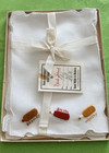 Vintage Cocktail Napkins Madeira Hand Embroidered Brandy Whisky Wine Bottles 8