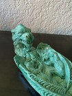 Green Dragon  2 Ceramic Incense Stick Holder Burner