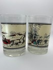 Vintage Currier   Ives Glasses  Arby s Collector Series - 1978  Full Set   Four
