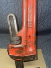 Ridgid 48  Pipe Wrench 4 Foot Ridgid Straight Pipe Wrench Euc  3-