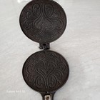 Vintage Norwegian Cast Iron Stovetop Krumkake Pizzelle Maker