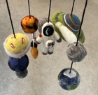 Nursery Mobile Felt Solar System Baby Crate   Barrel New 