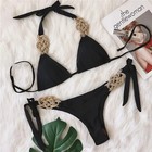 Low Waist Brazilian Bikini Set Solid Push Up Women Swimwear Beach Summer