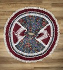 Vintage Square Dance Outfit Skirt Set With Blouse Skirt   Tie   Lace   Floral