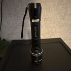 Police Led Flashlight 3300 Lumens Black Waterproof Rechargeable  no Charger 
