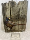 Vtggeorge Turner Hand Painted Pheasant Relief Sculpture Limited Edition Art 1993