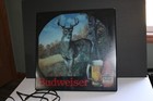 Rare Vintage 1988 Budweiser Beer Lighted Advertising Sign W  Buck Deer Ak765319
