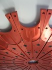 Haas Cat40 20 Carousel Segmented Tool Disk  anodized Fire Red 