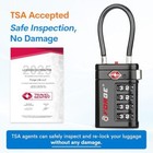 Forge Tsa Approved Luggage Locks 4 Digit Combination Tsa Travel Locks With Tsa00