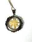 Antique 800 Silver Edelweiss  Flower Pendant  Edelweiss Pendant Austrian German