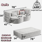       free Shipping       couch sofa bed Sleeper No Assembly 4 Living Room  Guest  Bed 