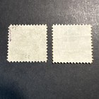 Us Stamps    Scott  113 And  114    Nice Blue Cancel On The  114  Nh