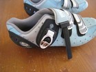 Women Forte Cycling Bicycle Shoe Size 5 5 Light Blue Shimano Used Cr300l