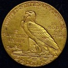 1913  2 5 Gold Indian Head Quarter Eagle Head