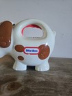 Little Tikes Glow N Speak Dog Flashlight White Brown Spots Bark Light Works  fo 