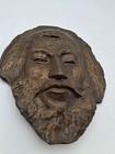 Vtg Bronze Life   Death Mask Of Artist Paul Gauguin