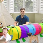 Wer Kids Play Tunnel Tent Caterpillar 72 17 3 17 3 Inches  Multi-color
