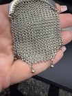 Antique Silver Coin Purse Chain Mail Victorian Sovereign
