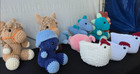 Handmade Crochet Plush Animals   Amigurumi Collection   Soft Chenille Stuffed To