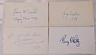 Nhl Hockey Player Hand Signed Index Card Lot Of 8 Hull Mahovlich Trottier Keon