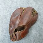 Vintage Wilson Glove Mitt 548 Pro Model Trapper 1940s Made In Usa 1st Base Ink