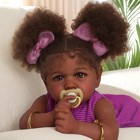 Babeside Reborn Baby Dolls Black -22 Inch Lifelike Soft Body Realistic-baby Doll