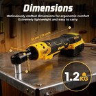 Cordless Electric Ratchet Wrench 3 8  For Dewalt 20v Li-ion Battery