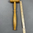 Vintage Wooden 9    Gavel mallet