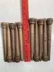 Wood Bobbins  Quills Vintage Factory Reclaimed 7 3 8  And 8  ---lot Of 10