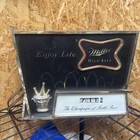 Rare Vintage Enjoy Miller High Life Champagne Of Beer Bouncing Light Wall Clock
