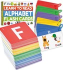 Alphabet Flash Cards - Thick Abc Flash Cards For Kids Ages 3-6 - Lowercase      