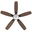 Home Decorators Fawndale 46  Bronze Indoor Ceiling Fan Led Light Remote