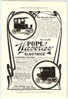 1904 Pope Toledo And Waverley Electrics Automobile Print Advertisement Z1806