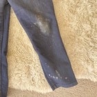 Vintage 60 s Big E Levi s Black   Gold Tab Distressed Painters Jeans 26  Stretch