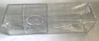 Vintage Clear Plastic Vanity Makeup Organizer  11-1 2  X 3-1 4    Multi Compartm