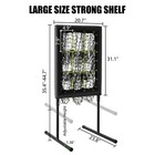 9 Hole Baseball Pitching Net W  Target Pockets  Strike Zone Pitcher Trainer Net