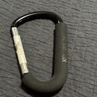 The Mommy Hook Black Stroller Hook Large Carabiner Accessory
