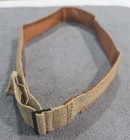 M1 Helmet Liner Sweatband Leather And Cotton Web M1   Adjustable Khaki  Original
