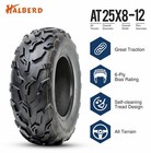 Latest Full Set 4 25x8-12 25x10-12 Atv Tires 25x8x12 25x10x12 Utv 6pr Tubeless