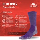 J b  Field s  hiker Gx  Colourful 74  Merino Wool Hiking Crew Sock