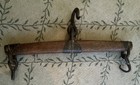 Antique Primitive Vintage Wooden   Iron Singletree Plow Yoke 