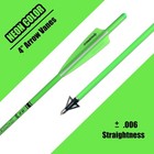 Crossbow Bolts 20inch Fluorescence Color Carbon Crossbow Hunting Arrows With 4 