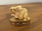 Estee Lauder Cinnabar Imperial Rabbit Solid Perfume Compact  1983