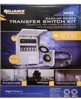 Reliance Controls Backup Power 8000 Watt Transfer Switch Kit 3006hdk -  new 