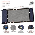 Dump Trailer Tarp 7 x20  Heavy Duty 18oz Pvc Dump Truck Mesh Tarp